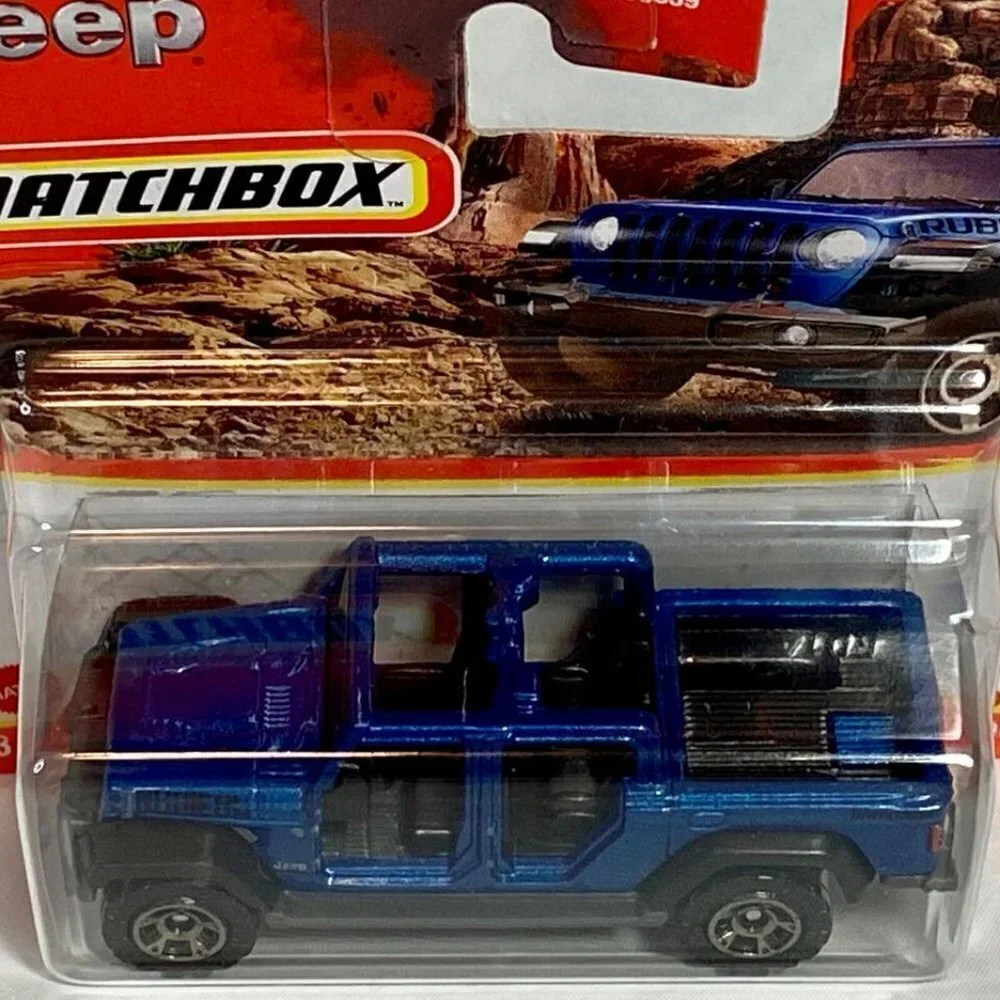 Matchbox Jeep Rubicon '20 Jeep Gladiator 36/100 Blue 1/64 (Short Card)‎ NIP 2022